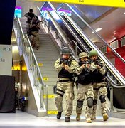 Simulação de ataque terrorista movimenta estação do metrô de SP