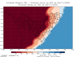 Semarh renova estado de atenção para baixa umidade no Sertão e Agreste
