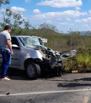 Acidente deixa um morto na BR 316 em Estrela de Alagoas