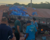 Motorista fica ferido após caminhão com carga de água tombar, em Satuba