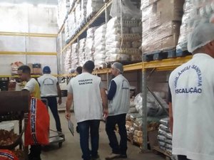Vigilância Sanitária apreende 650 kg de produtos impróprios para o consumo em Maceió