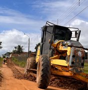 Lagoa da Canoa intensifica manutenção das estradas vicinais durante período chuvoso