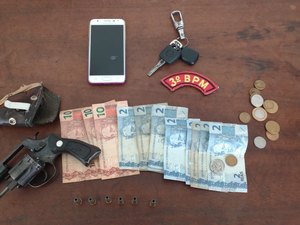 Polícia prende homem por porte ilegal de arma no centro de Arapiraca 