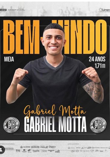 ASA anuncia chegada do meio-campista Gabriel Motta