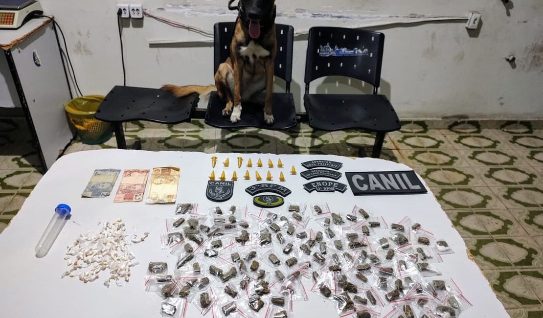 Homem é preso com cocaína, maconha e crack em Arapiraca