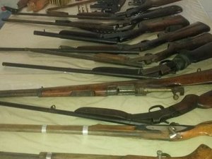 Operação no Sertão prende 9 pessoas e apreende 16 armas de fogo