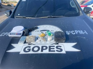 Preso suspeito de tráfico drogas e de integrar Comando Vermelho na Rota dos Milagres
