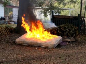 Homem encontra animais mortos e ateia fogo em pertences do vizinho