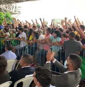 [Vídeo] Vereadores por Maceió são vaiados em evento com Bolsonaro