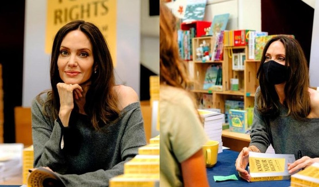 Angelina Jolie lança livro nos EUA: ' Luta contra a desigualdade e a discriminação'
