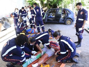 Enfermeiros do Samu recebem treinamento sobre atendimento pré-hospitalar