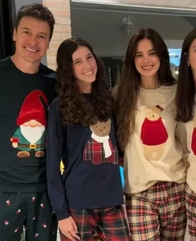 Filhas de Rodrigo Faro fazem aniversário juntas, mas não são gêmeas