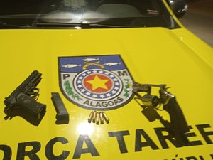 PM apreende revólver durante ronda em Matriz de Camaragibe