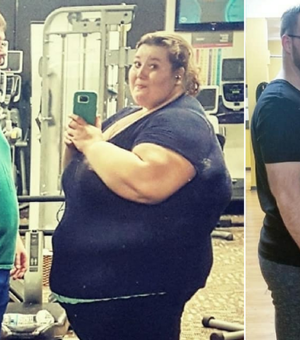 Casal emagrece 180 quilos e antes e depois viraliza no Instagram