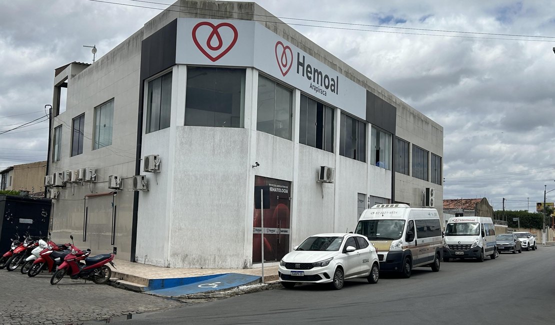 Hemoal Arapiraca fecha para manutenção predial neste sábado (6)