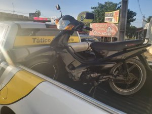 Motocicleta com chassi adulterado é apreendida pelo BPRV