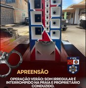 Polícia apreende ‘paredão’ de carro por causa de perturbação em Maragogi