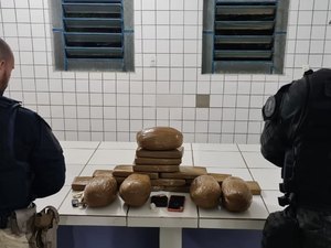 Operação Integrada prende dois homens e apreende cerca de 17 kg de maconha no interior de AL