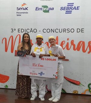 Merendeira de escola municipal em Penedo é premiada em concurso estadual