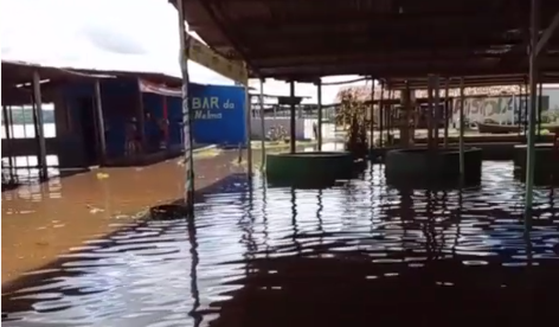 Aumento da vazão do rio São Francisco afeta comunidade ribeirinha de Santana do São Francisco em Sergipe