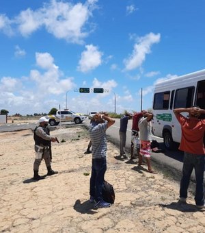 Roubos a ônibus intermunicipais diminuem 75% em Alagoas, diz SSP