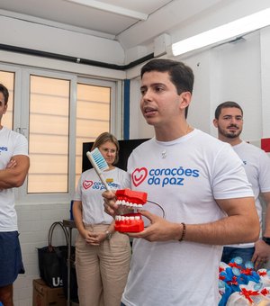 Corações da Paz nas Escolas leva diversos serviços gratuitos ao Benedito Bentes