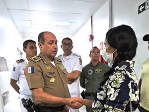 Comandante da PM visita cabo que teve braço reimplantado após grave acidente quando voltava para AL