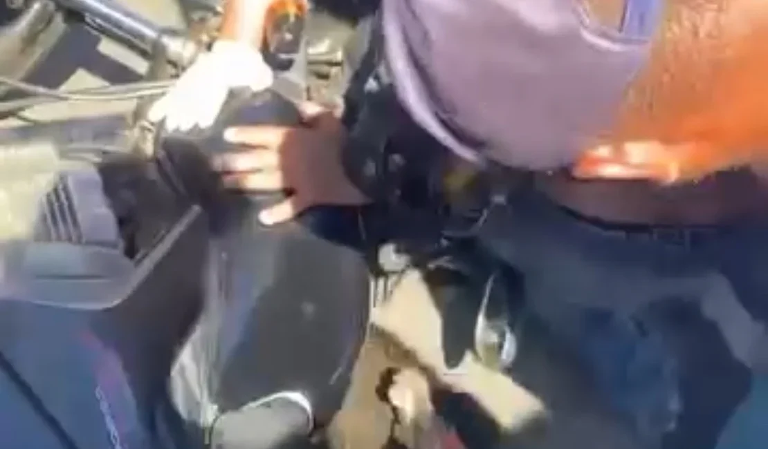 Motociclista sofre perfuração na perna após acidente na AL-110, em Taquarana