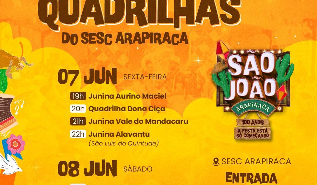 Prefeitura de Arapiraca anuncia Mostra de Quadrilhas