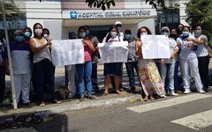 Funcionários do Sanatório mantêm protesto