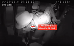 Imagens mostram agressão a motorista durante assalto a coletivo