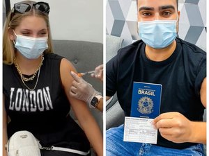 Digitais influencers alagoanos passaram por quarentena no México para poderem se vacinar nos EUA