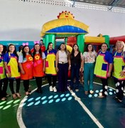 Programa Criança Feliz promove festa para 250 crianças em Palmeira dos Índios