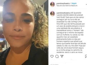 Importunação sexual: Polícia investiga caso denunciado por infleuencer digital, em Maceió