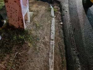 [Vídeo] Acidente entre moto e carro é registrado na zona rural de Arapiraca