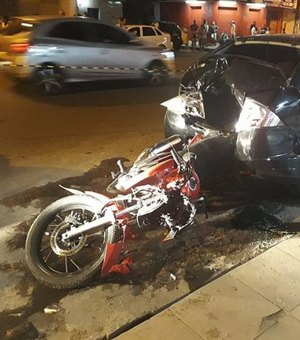 Criança e casal ficam feridos em acidente causado por motorista embriagada