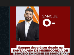 Internado na Santa Casa, empresário que levou tiro de fuzil precisa de doação de sangue