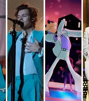 Fã brasileira viraliza na web com teoria de que Harry Styles copia looks do Pateta