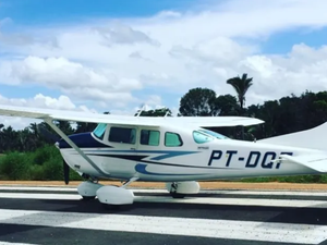 Avião de R$ 2 milhões é roubado por criminosos dentro de clube no Piauí