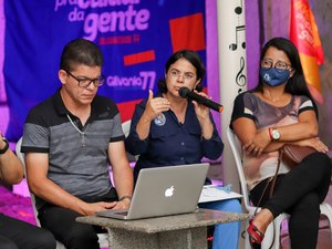 Gilvania Barros e Marcos Sena apresentam propostas para o Segmento Cultural em Arapiraca