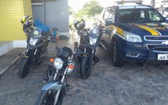 Motos roubadas são recuperadas pela PRF