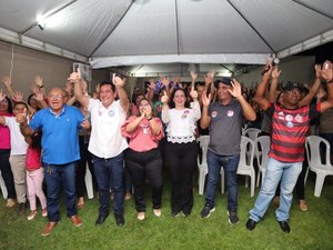 Fabiana Pessoa recebe o apoio da vice-prefeita de Piaçabuçu