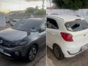 [Vídeo] Carros são depredados após final do Campeonato Alagoano em Arapiraca