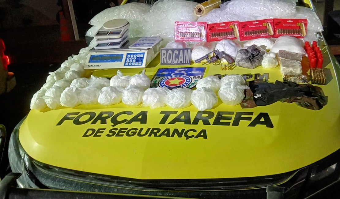 Homem é preso em laboratório de cocaína durante operação deflagrada pela polícia em Arapiraca