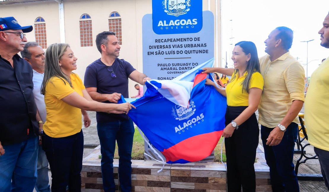 Governador Paulo Dantas inaugura obra do Pró-Estrada em São Luís do Quitunde