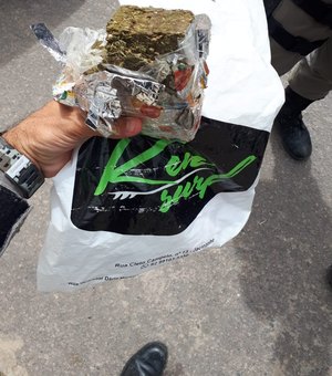 Homem é preso com maconha na Grota do Cigano