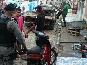 Polícia acaba com desmanche de motos em Arapiraca