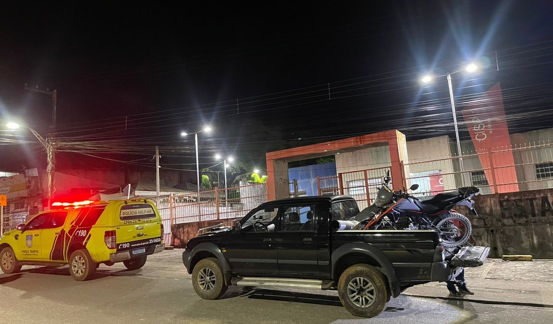 Moto roubada é encontrada menos de uma hora após crime em Messias
