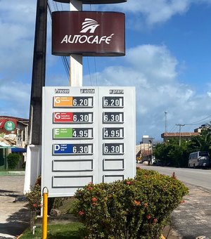 Preço do litro da gasolina em Maragogi segue acima do valor médio de Maceió