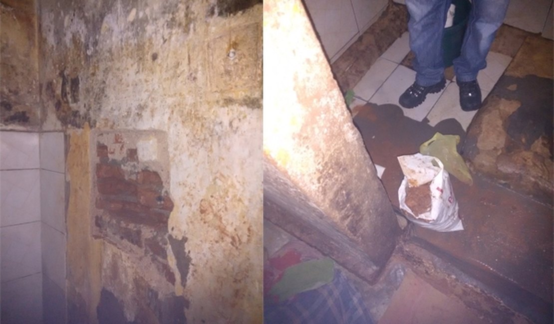 Tentativa de fuga em delegacia de Viçosa é abortada